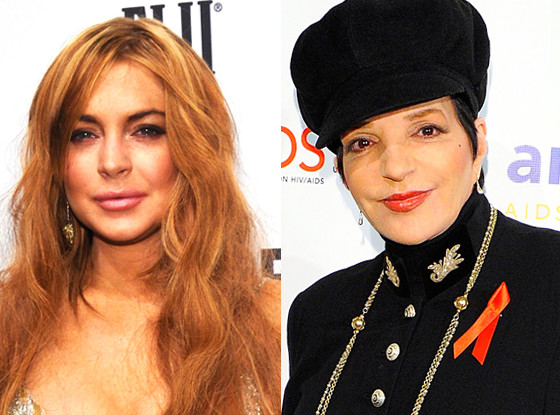 Liza Minnelli, Lindsay Lohan Liza Minnelli, Lindsay Lohan
